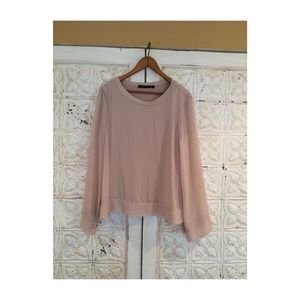 Zara Blush Blouse